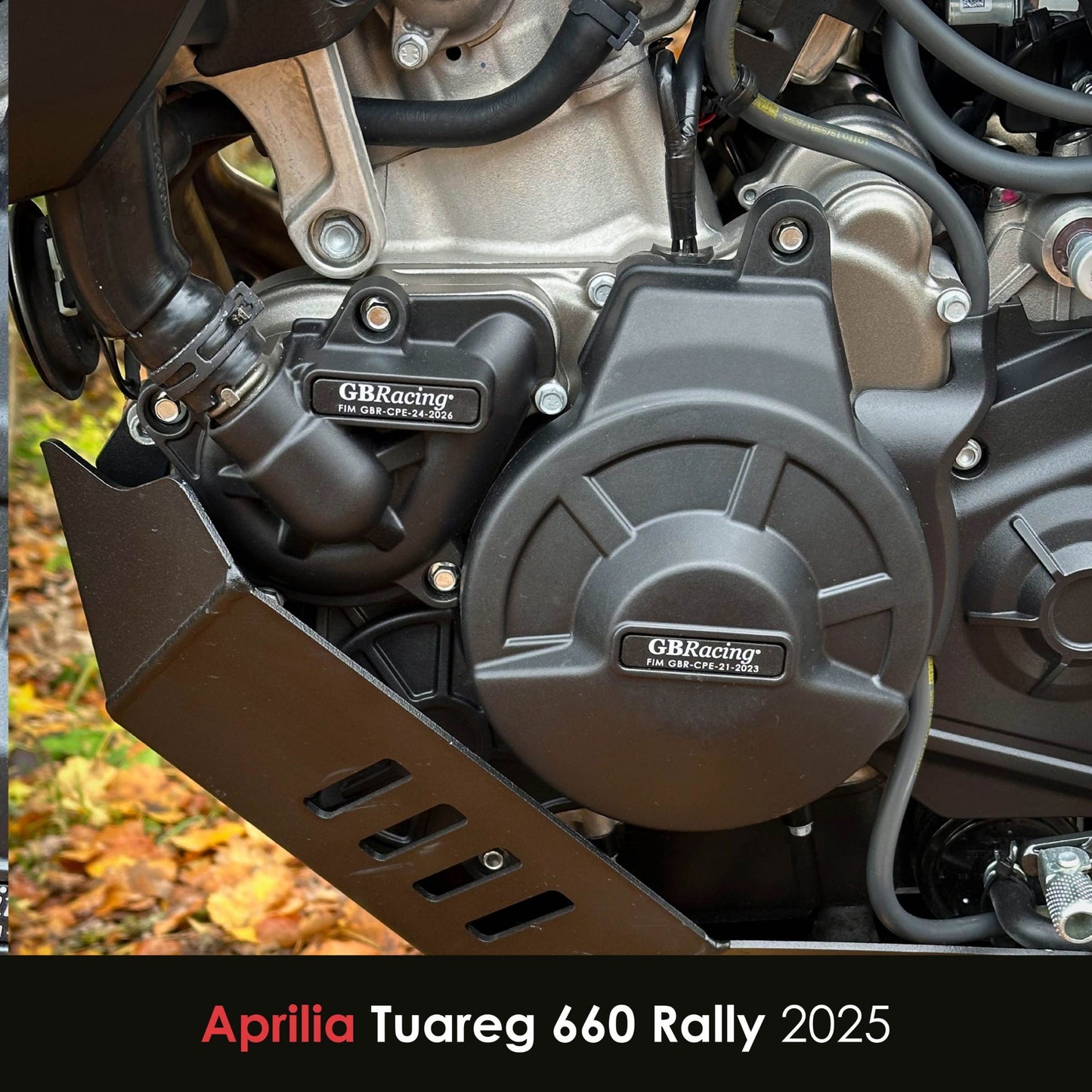 Aprilia Tuareg 660 Rally 2025 GBRacing Engine Protection Water Pump Cover