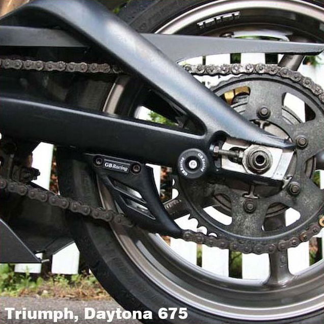 GBRacing Chain Guard and Paddock Stand Bobbin D675