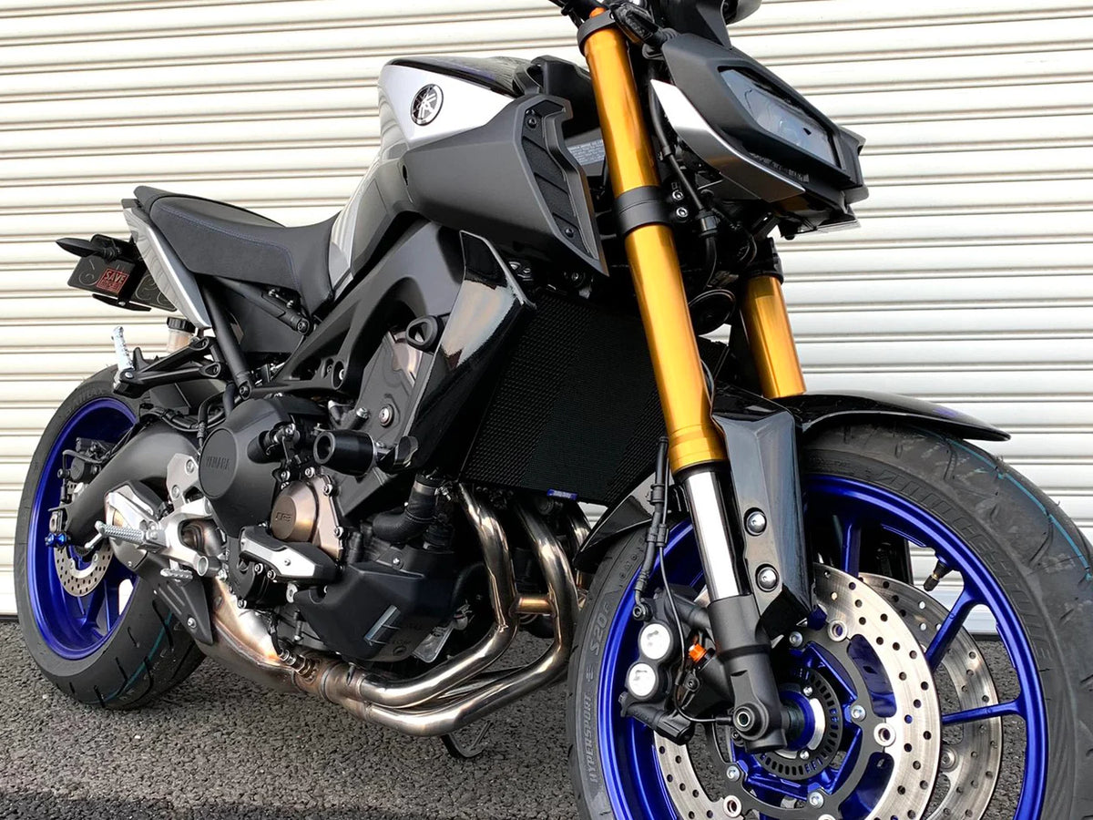 Black Stainless Steel Radiator Guard for XSR 900 2016-2021