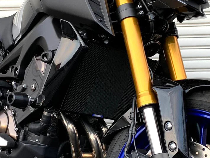 Black Stainless Steel Radiator Guard for XSR 900 2016-2021