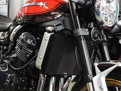 Black Stainless Steel Radiator Guard for Z900RS 2021-2024