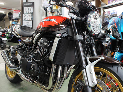 Black Stainless Steel Radiator Guard for Z900RS 2021-2024