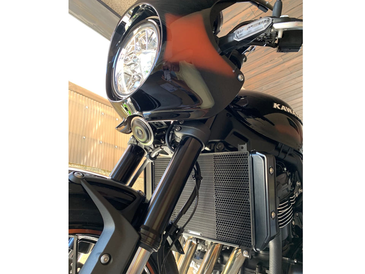 Black Stainless Steel Radiator Guard for Z900RS 2021-2024