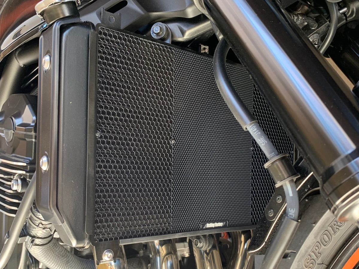 Black Stainless Steel Radiator Guard for Z900RS 2021-2024