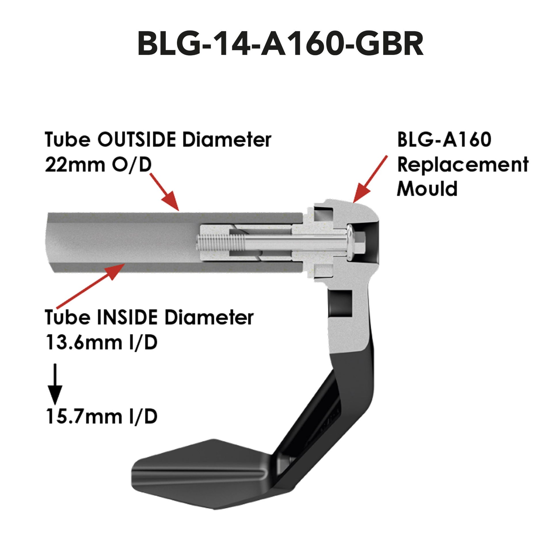 BLG-14-A160-GBR profile diagram