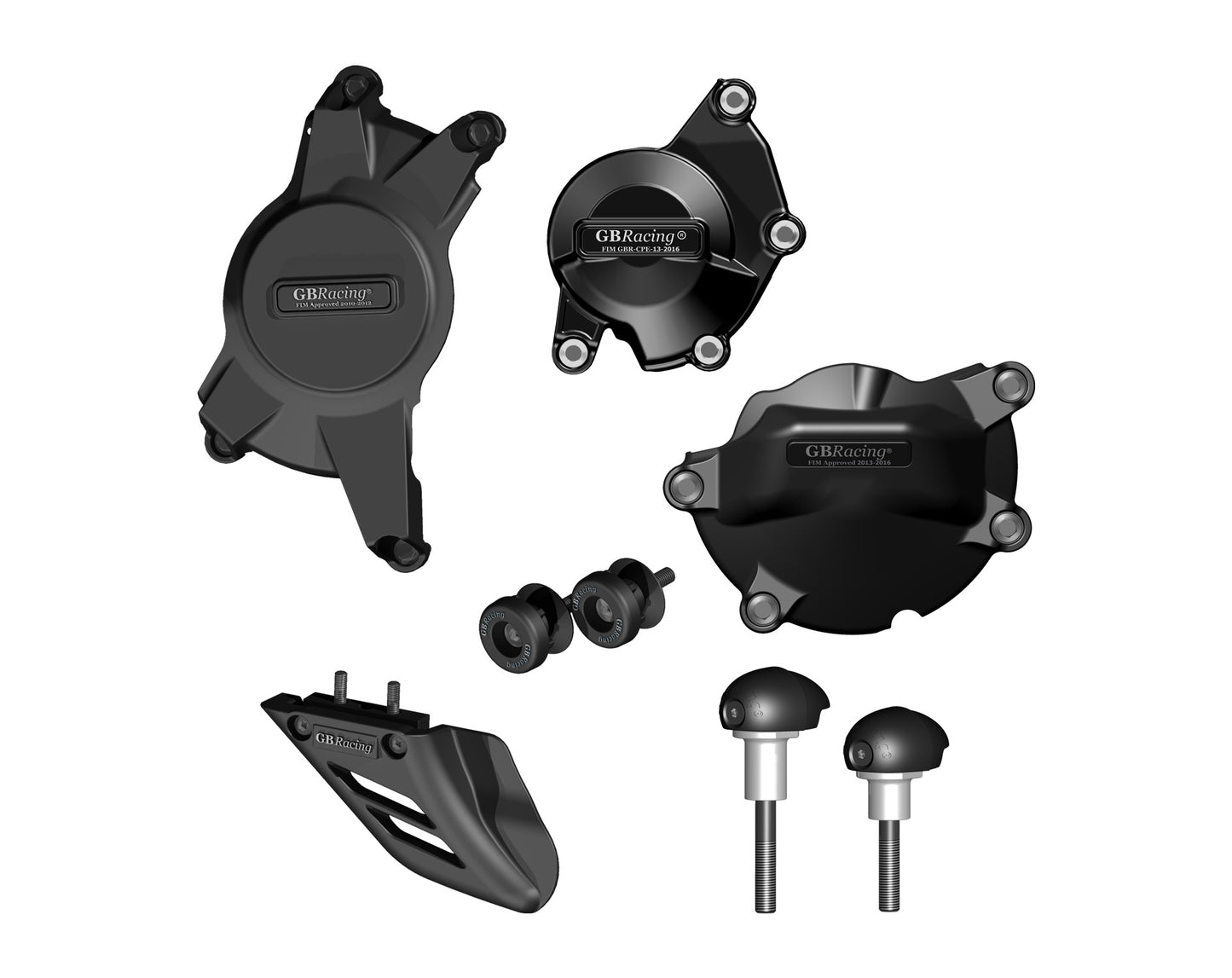 CP-GSXR1000-K9-CS-GBR GBRacing Engine Protection SET