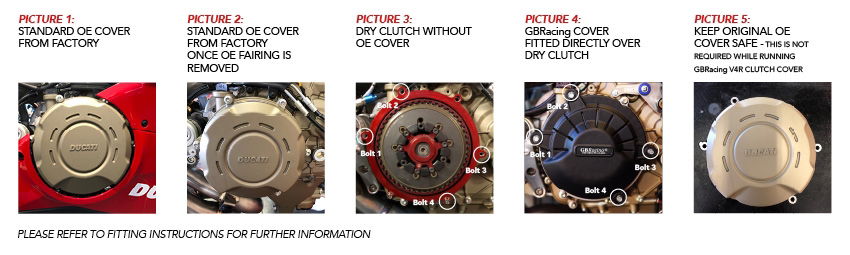 GBRacing Engine Protection Clutch Cover Fitting Information
