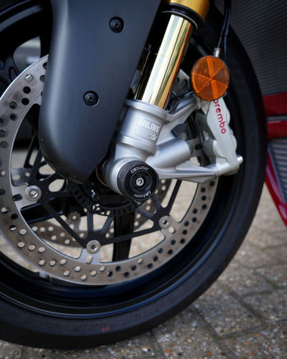 Ducati Panigale V4 S 2025 GBRacing  Spindle Protectors
