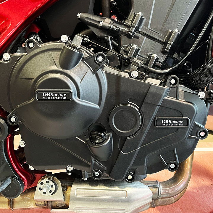 GBRacing Engine Protection EC-CB750-2023-2 Clutch and Pulse Cover Hornet CB750

