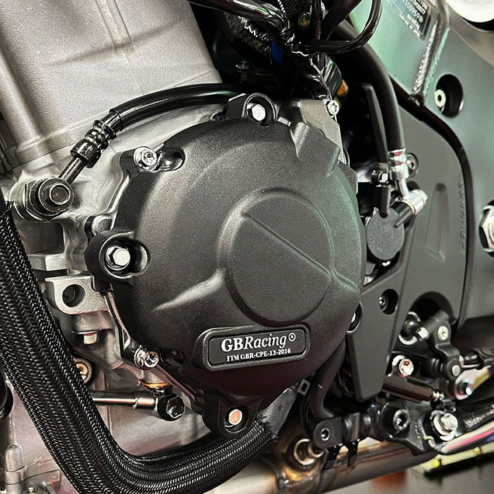 EC-GSX1300R-2021-1-GBR GBRacing Engine Protection Alternator Cover