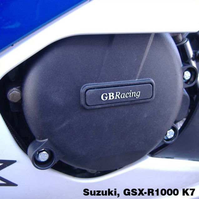 EC-GSXR1000-K7-1-GBR GBRacing Engine Protection Alternator Cover
