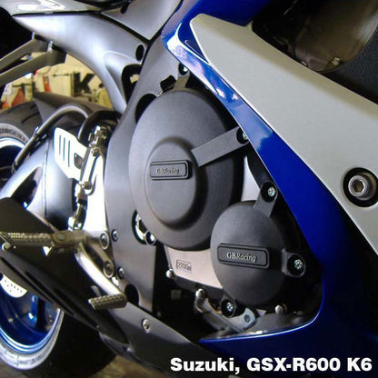 EC-GSXR600-K6-2-GBR GBRacing Engine Protection Clutch Cover