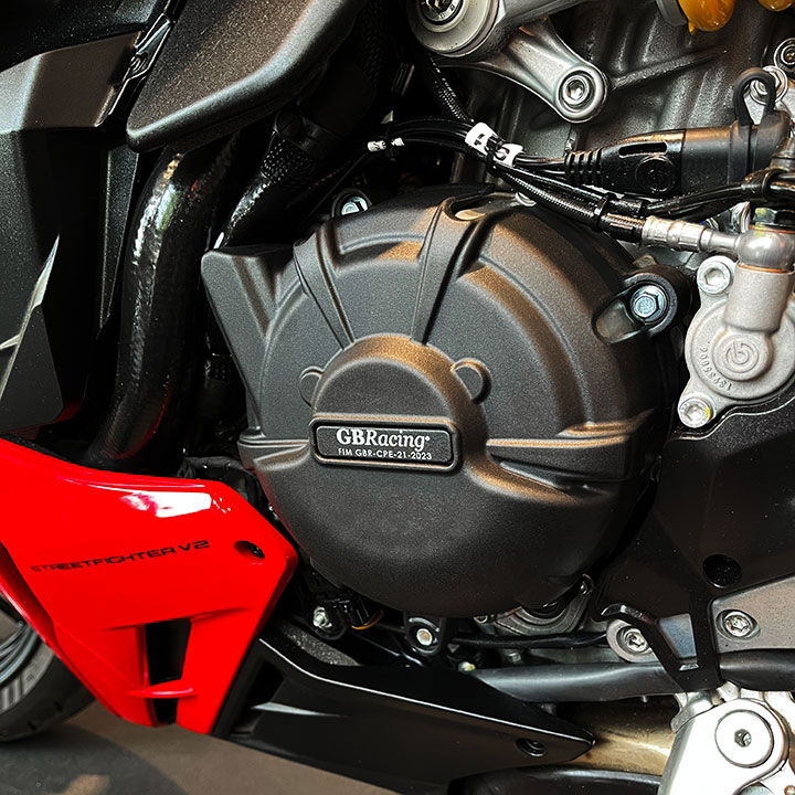 EC-V2-SF-2022-1-GBR GBRacing Engine Protection Alternator Cover Ducati