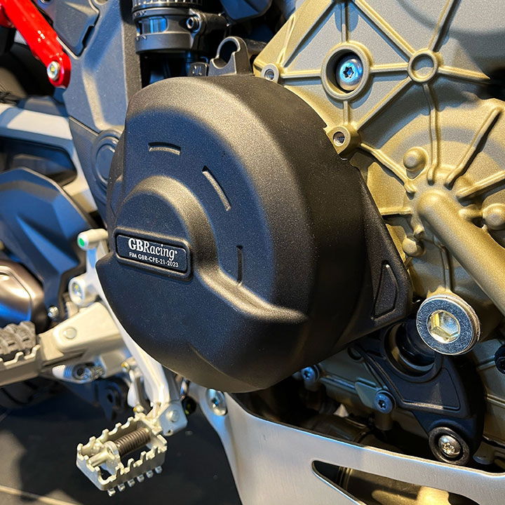 EC-V4-MS-2022-2-GBR GBRacing Engine Protection Clutch Cover Ducati