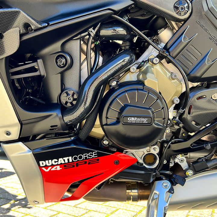 EC-V4-SF-2023-1-GBR GBRacing Engine Protection Alternator Cover Ducati