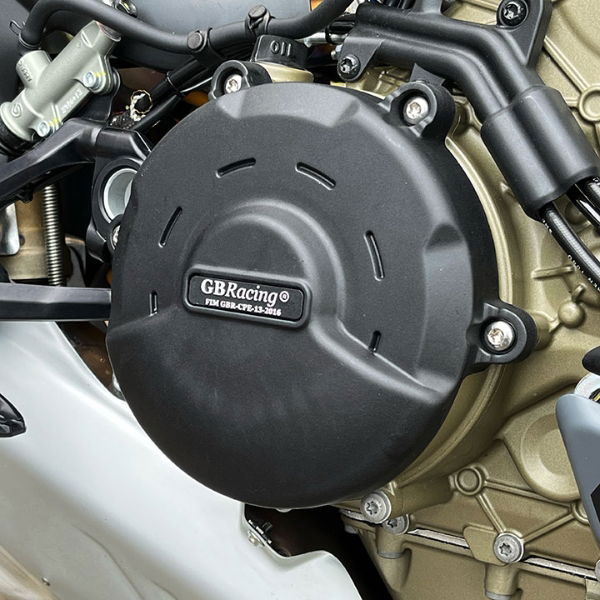 EC-V4-SF-2023-2-GBR GBRacing Engine Protection Clutch Cover Ducati