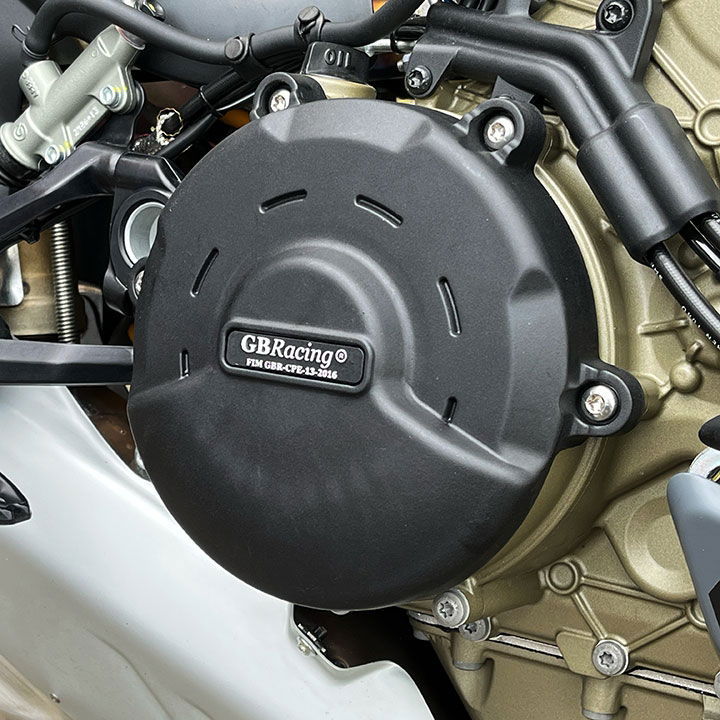 EC-V4-SF-2023-2-GBR GBRacing Engine Protection Clutch Cover Ducati