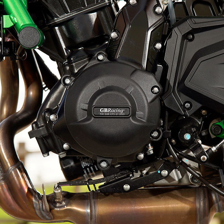 EC-ZX-25R-2020-1-GBR GBRacing Engine Protection  Alternator Cover Kawasaki