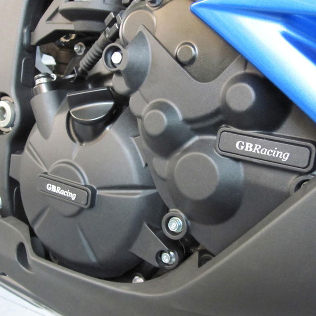 EC-ZX6-2009-2-GBR GBRacing Engine Protection Clutch Cover Kawasaki