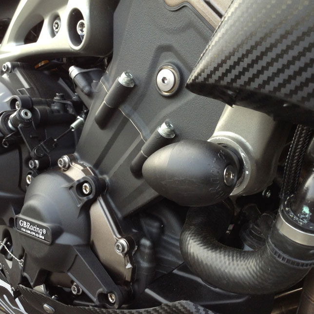 FS-MT09-2014-RHS-S GBRacing Bullet Frame Sliders Yamaha
