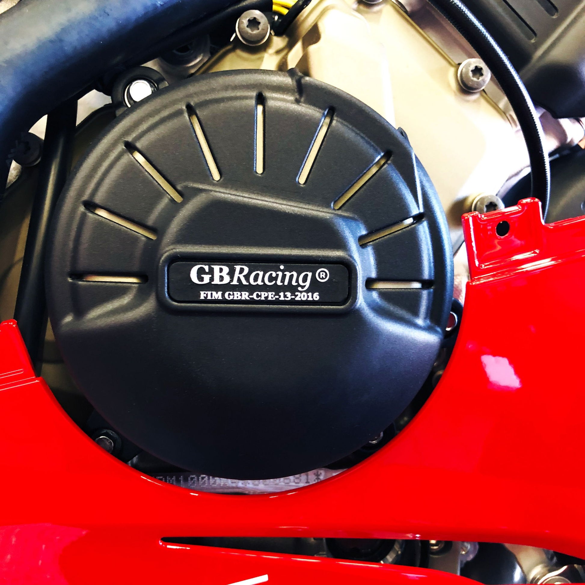 GBR-Ducati-V4R-2019 GBRacing Engine Protection Alternator Cover Ducati