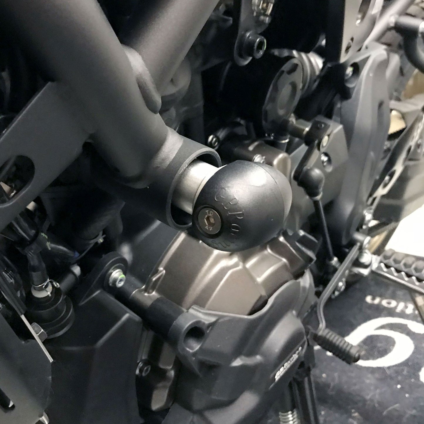 GBRacing Engine Protection Bullet Frame Sliders Yamaha MT-07