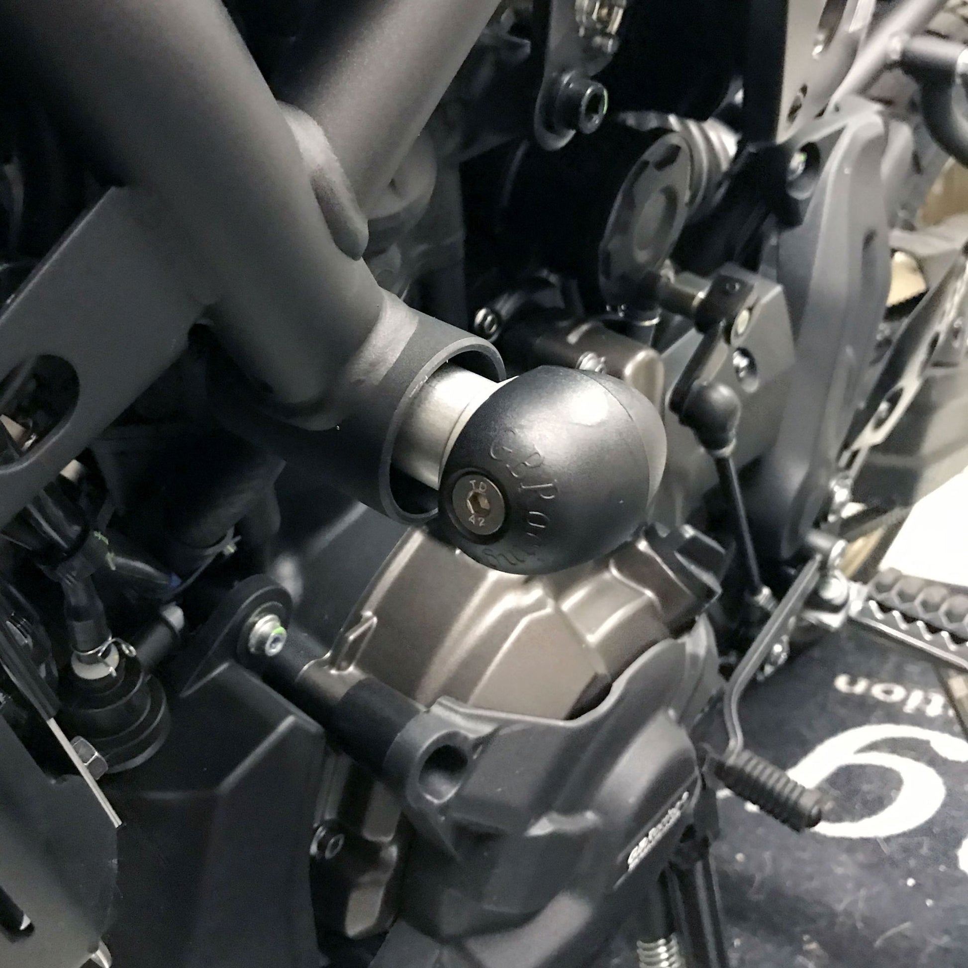 GBRacing Engine Protection Bullet Frame Sliders Yamaha MT-07