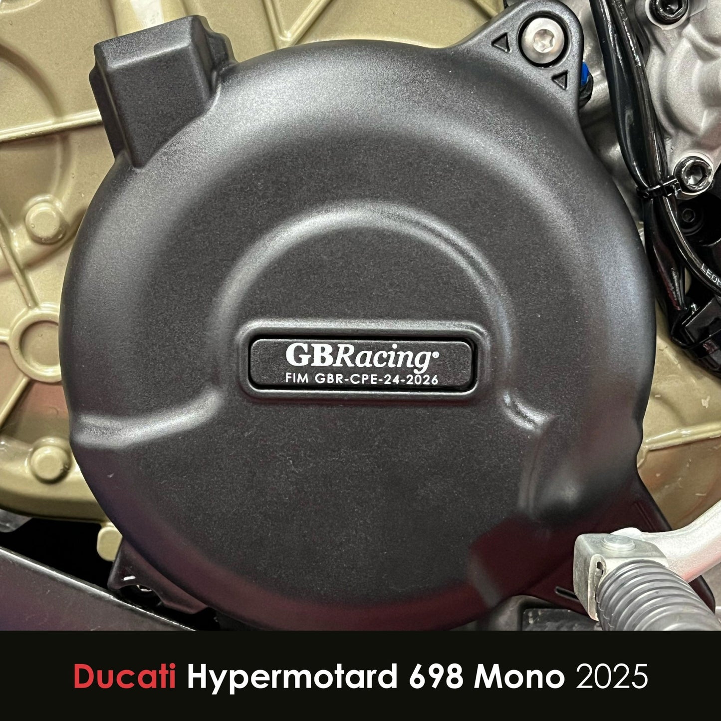 GBRacing Engine Protection Alternator Cover Ducati Hypermotard 698 Mono 2025