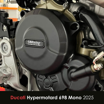 GBRacing Engine Protection Clutch Cover Ducati Hypermotard 698 Mono 2025