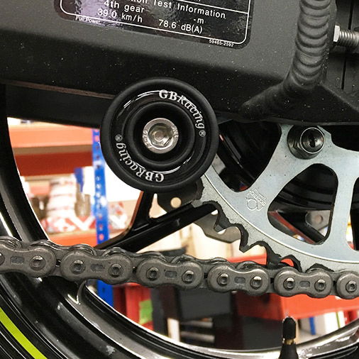 GBRacing Engine Protection Paddock Stand Bobbins 