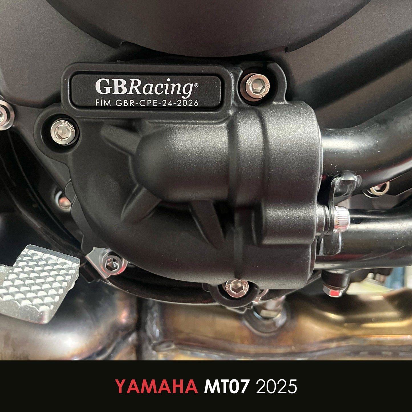 GBRacing Engine Protection Water Pump Cover Yamaha MT-07