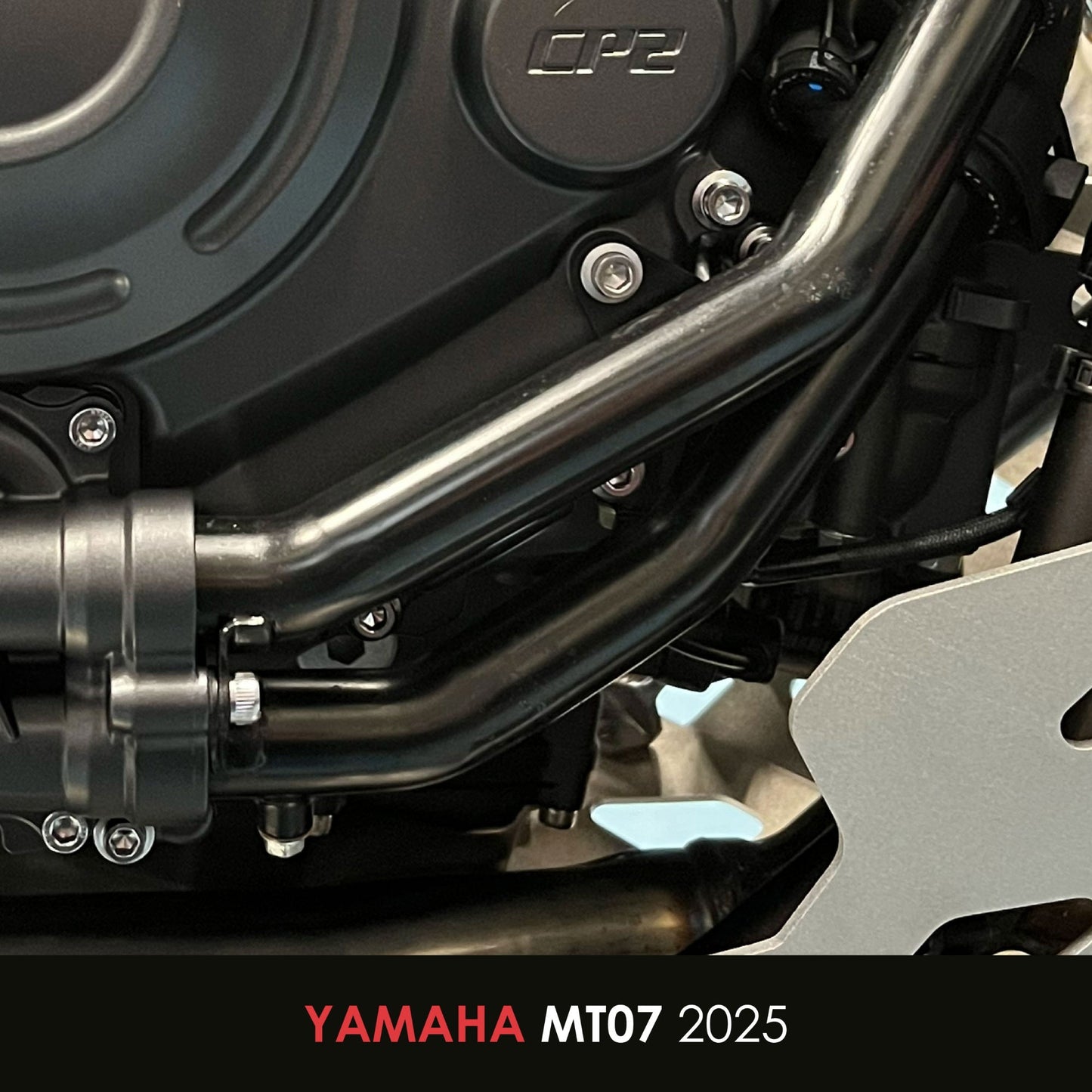 GBRacing Engine Protection Water Pipe Yamaha MT-07 2025