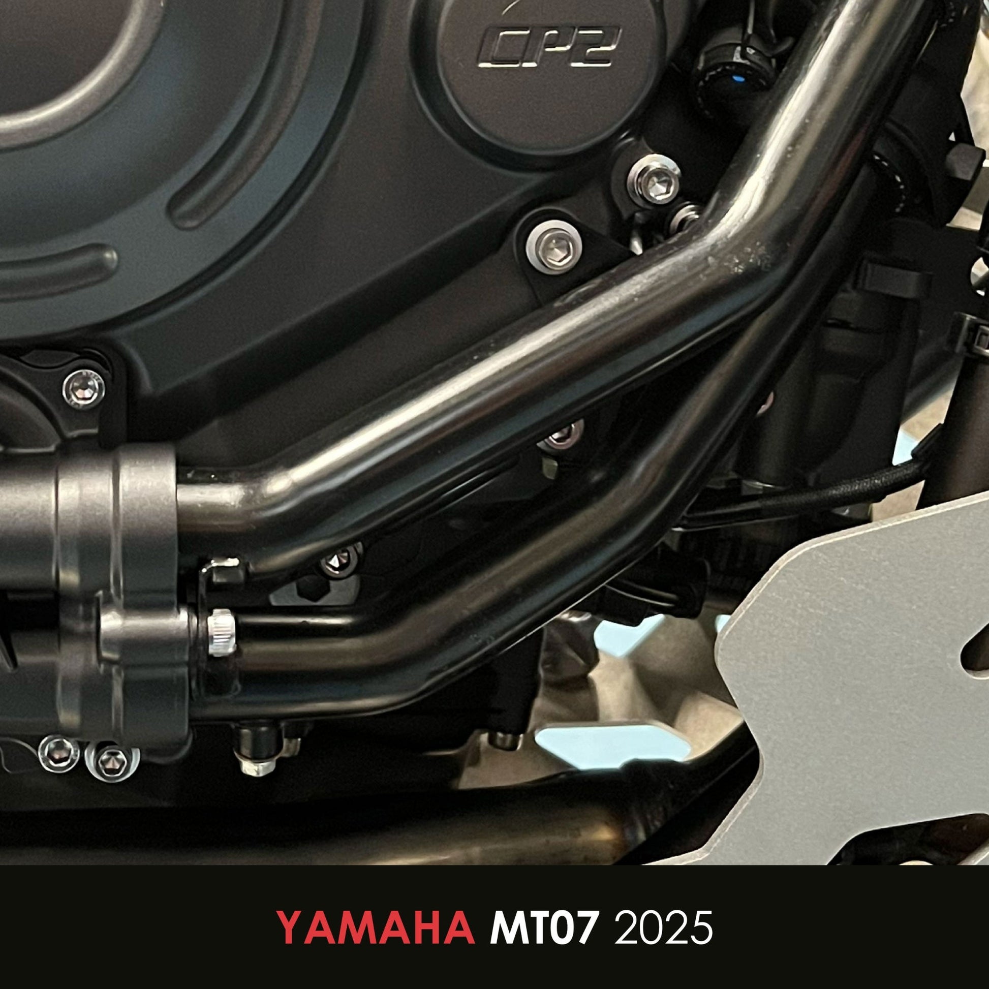 GBRacing Engine Protection Water Pipe Yamaha MT-07 2025