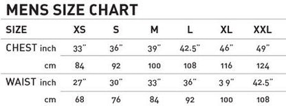 Mens Size Chart
