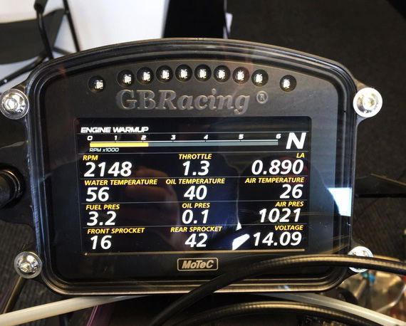 GBRacing Dash Protector MoTec