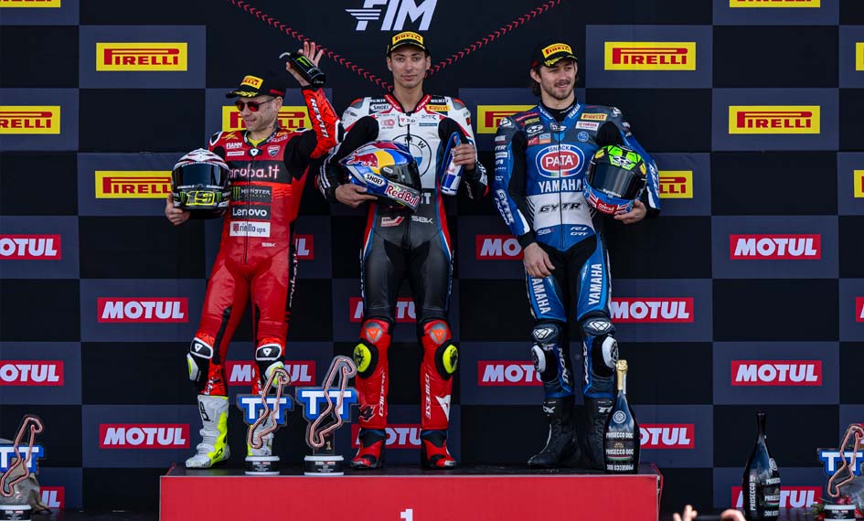Toprak on podium