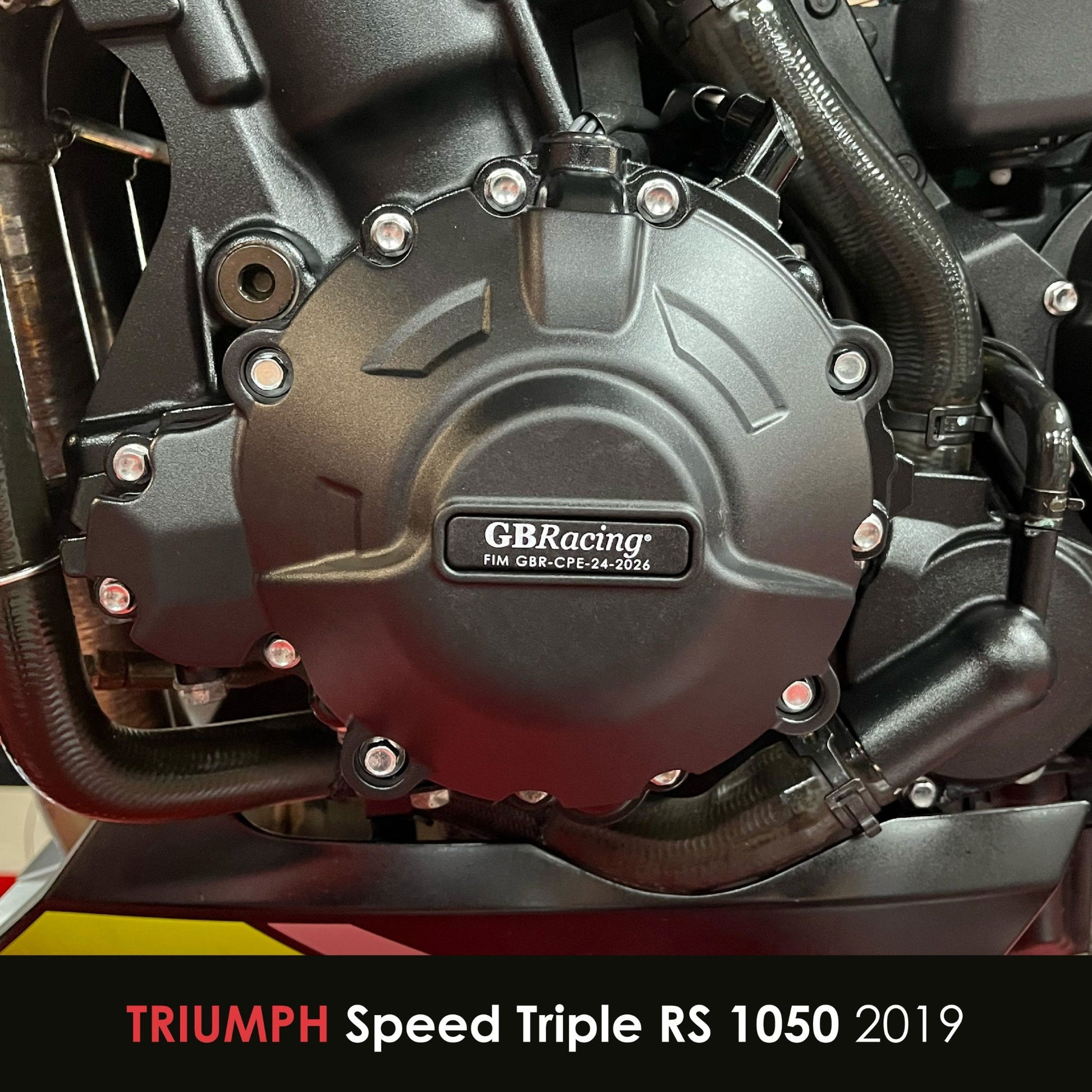 GBRacing Engine Protection Alternator Cover Triumph Speed Triple RS 1050 2019