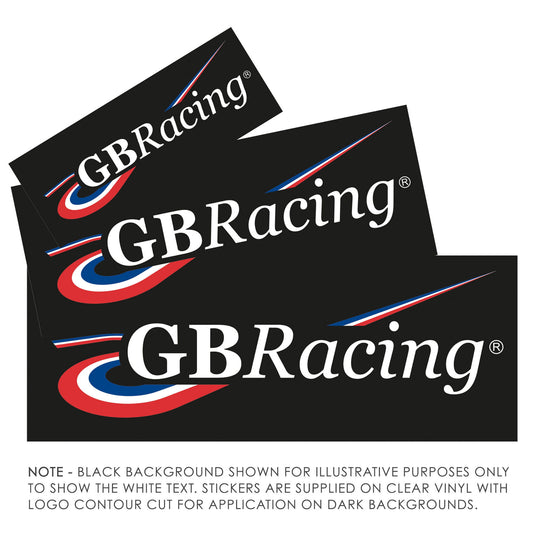 White GBRacing Stickers