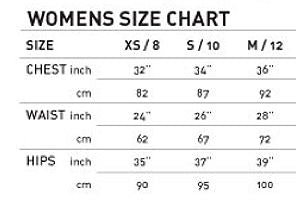 Womens Size Chart